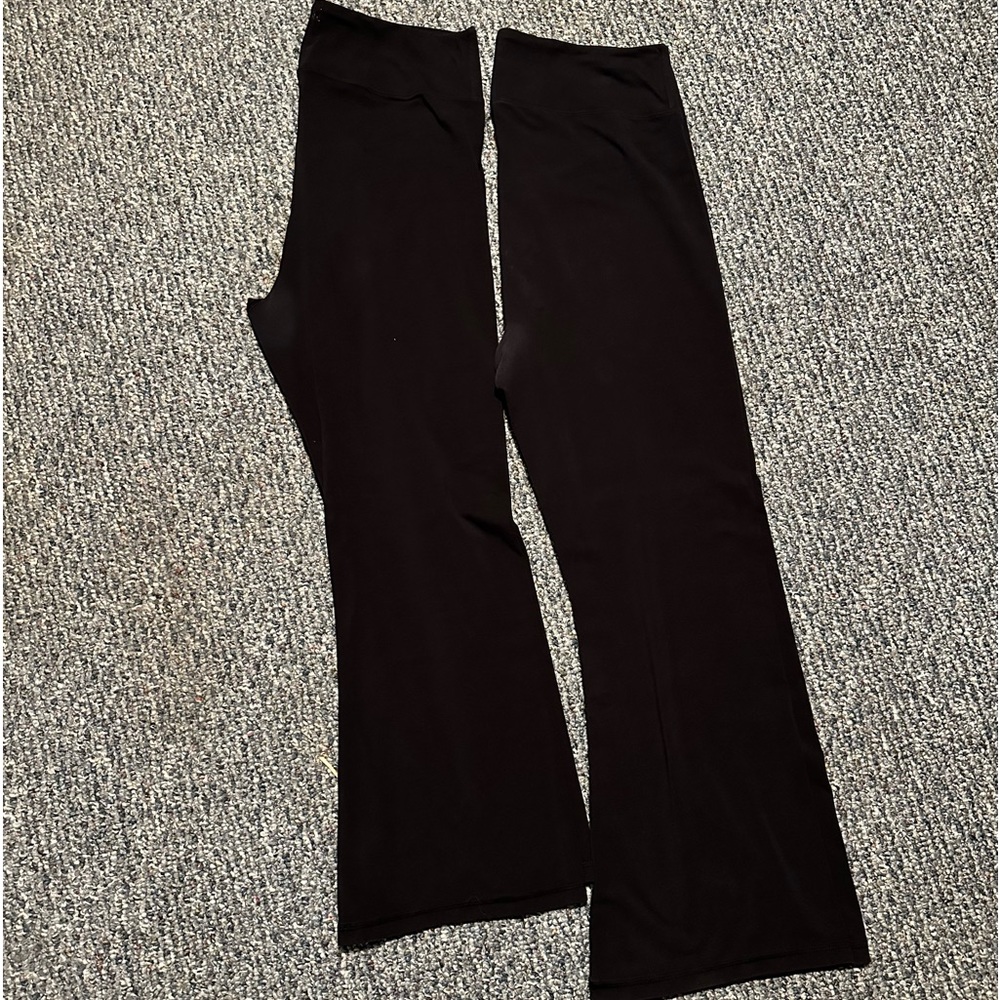Pink flare yoga pant